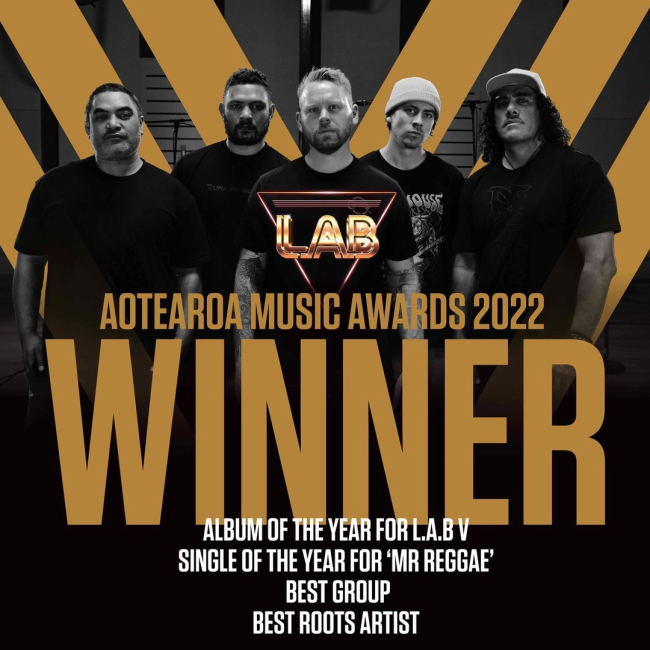 L.A.B | 2022 Aotearoa Music Awards winner